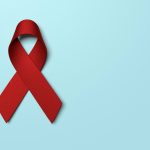 red pink orange color ribbon bow symbol decoration ornament aid world day sign hiv health day awaren